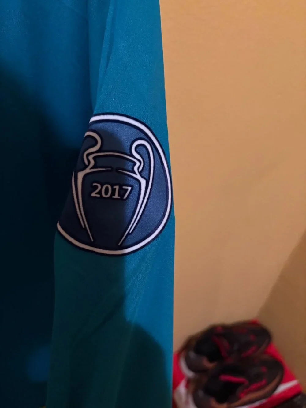 Cristiano Ronaldo #7 Real Madrid 2017/18 Third Jersey Long Sleeve Adidas NWT UCL